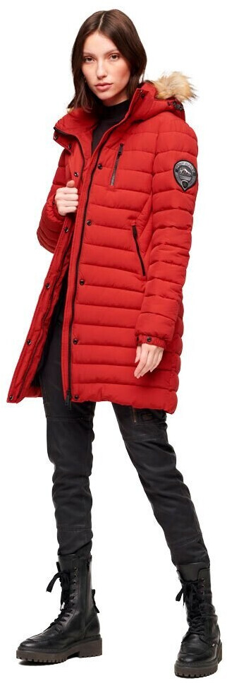 Superdry Fuji Mid Length Puffer Jacket (W5011564A-RXG) red ab 90,99 € |  Preisvergleich bei | Übergangsjacken