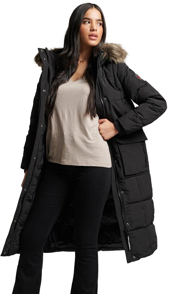 Superdry Everest Longline Puffer Jacket (W5011566A-12A) black