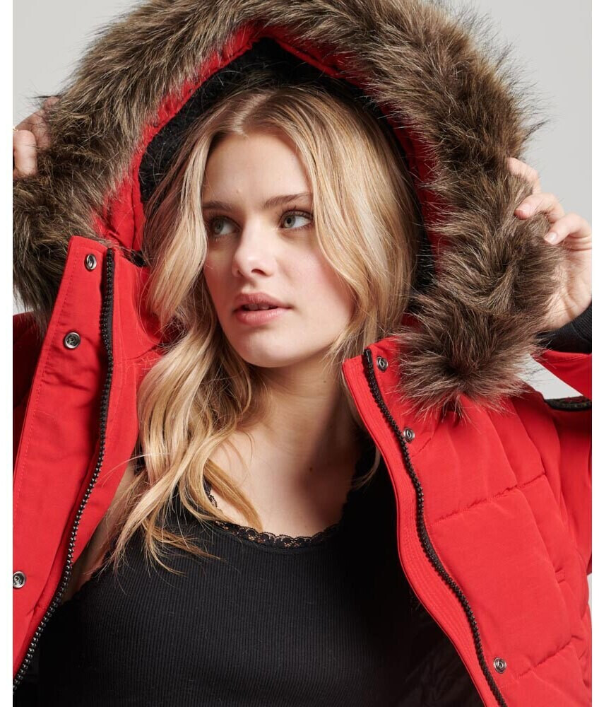 Superdry red jacket womens on sale