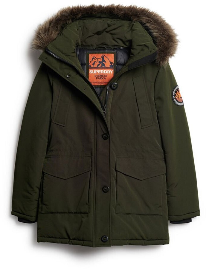 Superdry Everest Faux Fur Parka (W5011572A-WYE) green