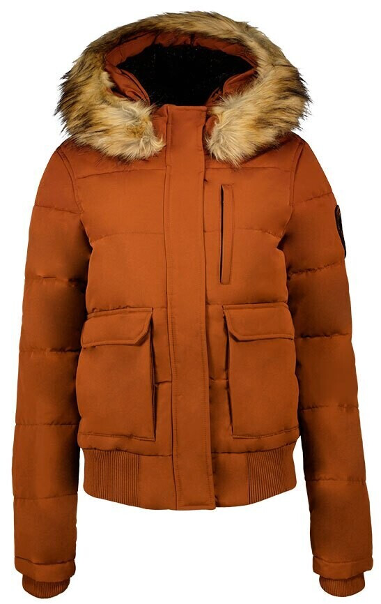Superdry Everest Bomber Puffer Jacket (W5011576A) biscuit brown