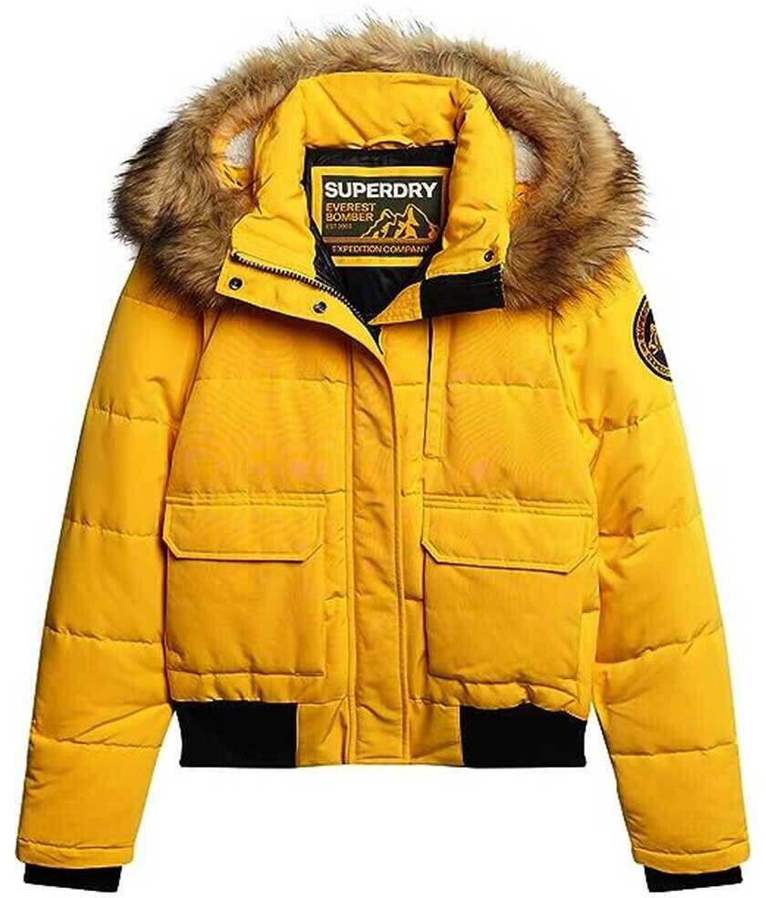 Superdry Everest Bomber Puffer Jacket W5011576A yellow ab 84 99 Preisvergleich bei idealo
