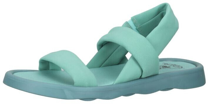 Fly London Leather Strappy Sandals turquoise