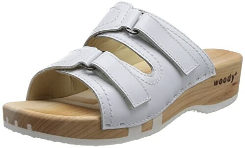 Woody Melina wooden shoe white