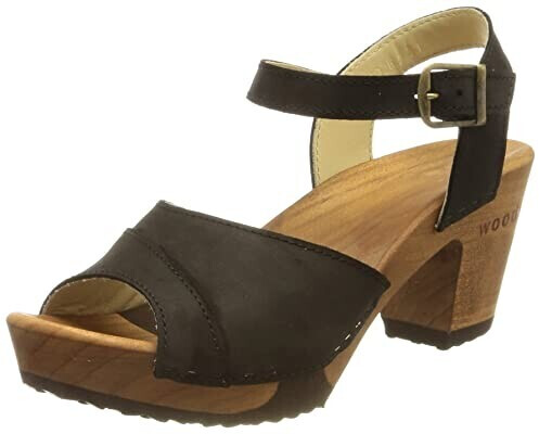Woody Yara wooden shoe black