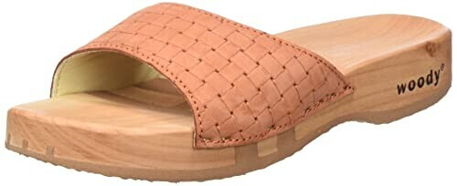 Woody Heidi wooden shoe peach