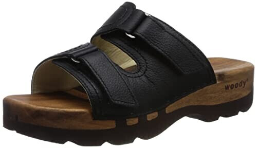 Woody Roman wooden shoe black