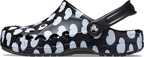 Crocs Baya Graphic Clog black white