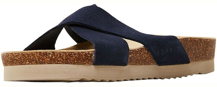 Esprit Leather mules dark blue