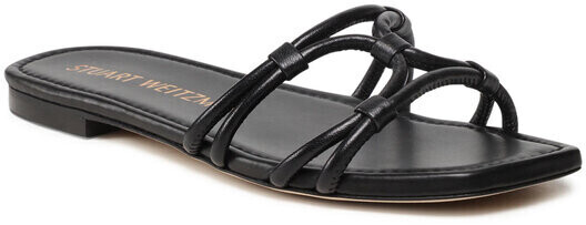 Stuart Weitzman Wovenknotslidesandal SA616 black