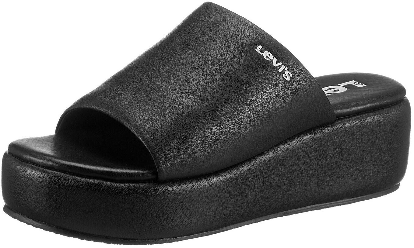 Levi's CHARLOTTE slide sandal with logo embossing black