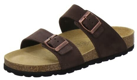 AFS Comfortable women's leather moccasins mocca nubuk