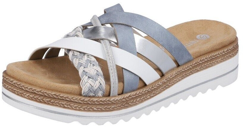 Remonte Dorndorf Slide sandal with soft insole blue-combined