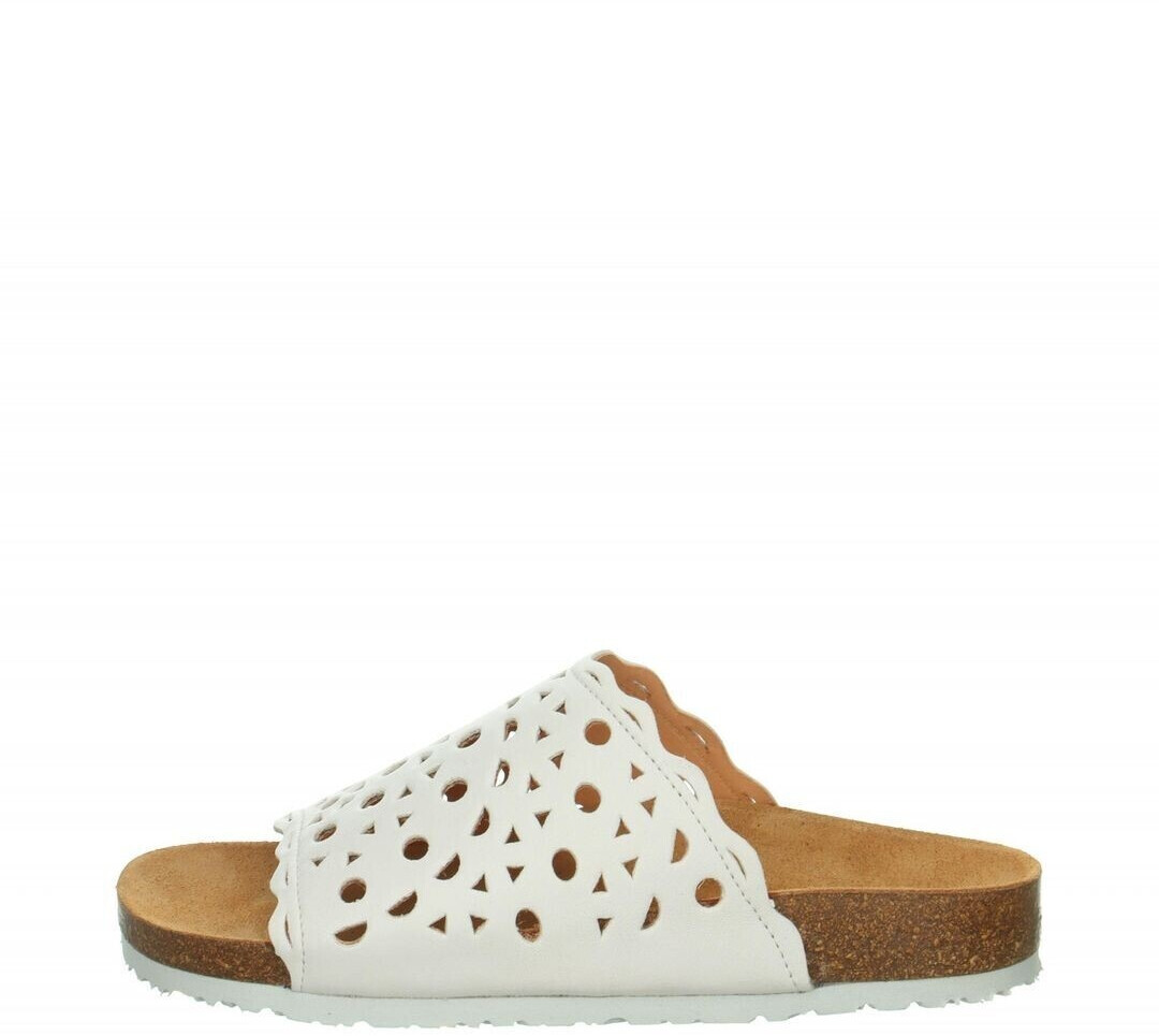 Think MOE Pantolette with fashionable cut-outs white