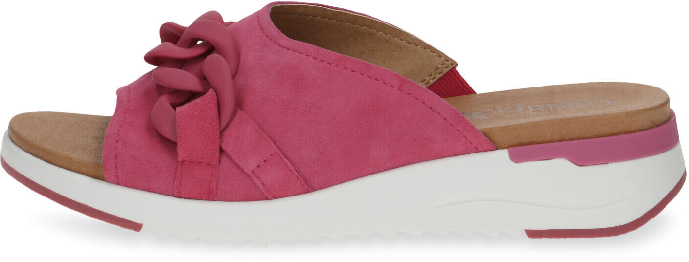 Caprice Mules 9-27206-20 Fuchsia Suede pink