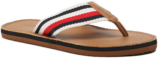 Tommy Hilfiger Leather Beach Sandal flip-flops écru