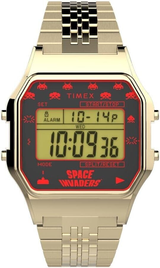 Photos - Wrist Watch Timex 80 Space Invaders Watch TW2V30100 
