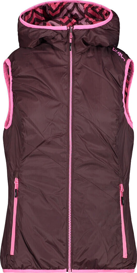 CMP Ladies waistcoat (33Z5146) plum/fard/pink fluo