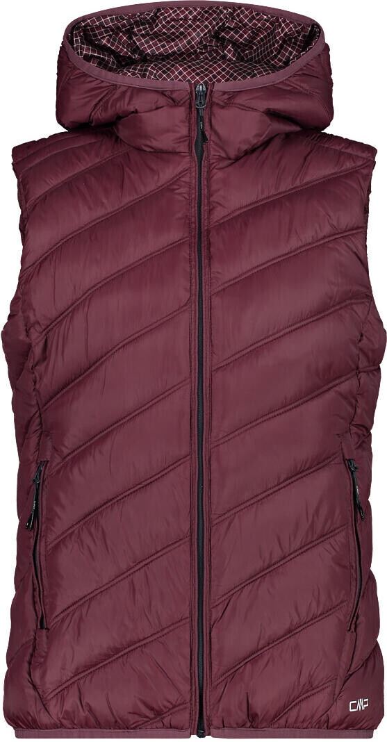 CMP Ladies hoodie waistcoat (33K1676) burgundy