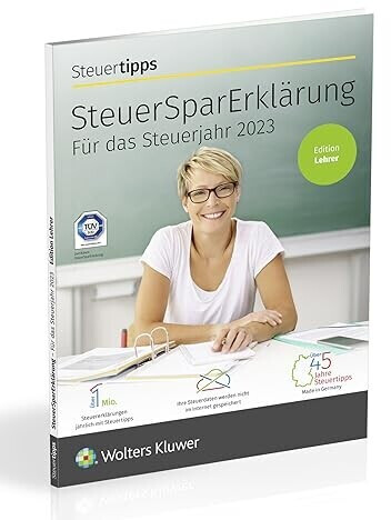 Steuertipps SteuerSparErklärung 2024 (Win) € ab Lehrer (Box) | 54,95 Preisvergleich bei