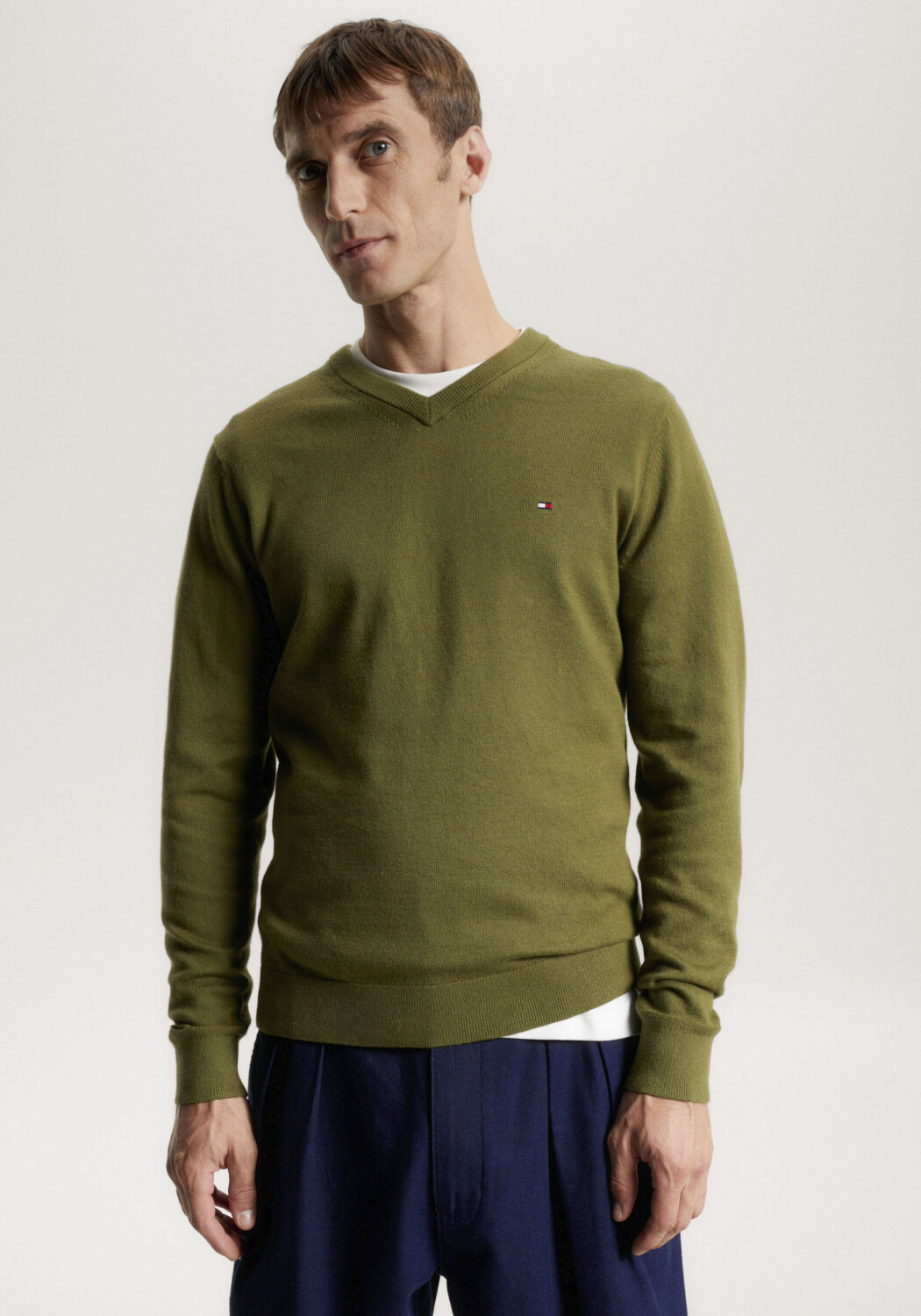 Green tommy clearance hilfiger jumper