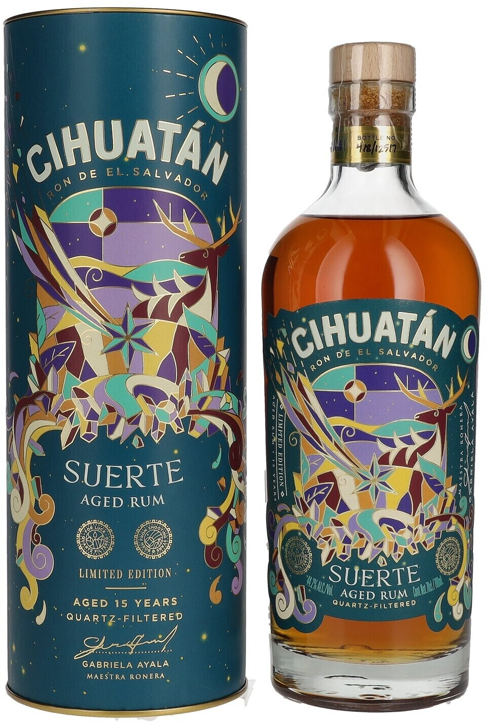 Ron Cihuatán 15 Years Old Suerte 0,7l 44,2%