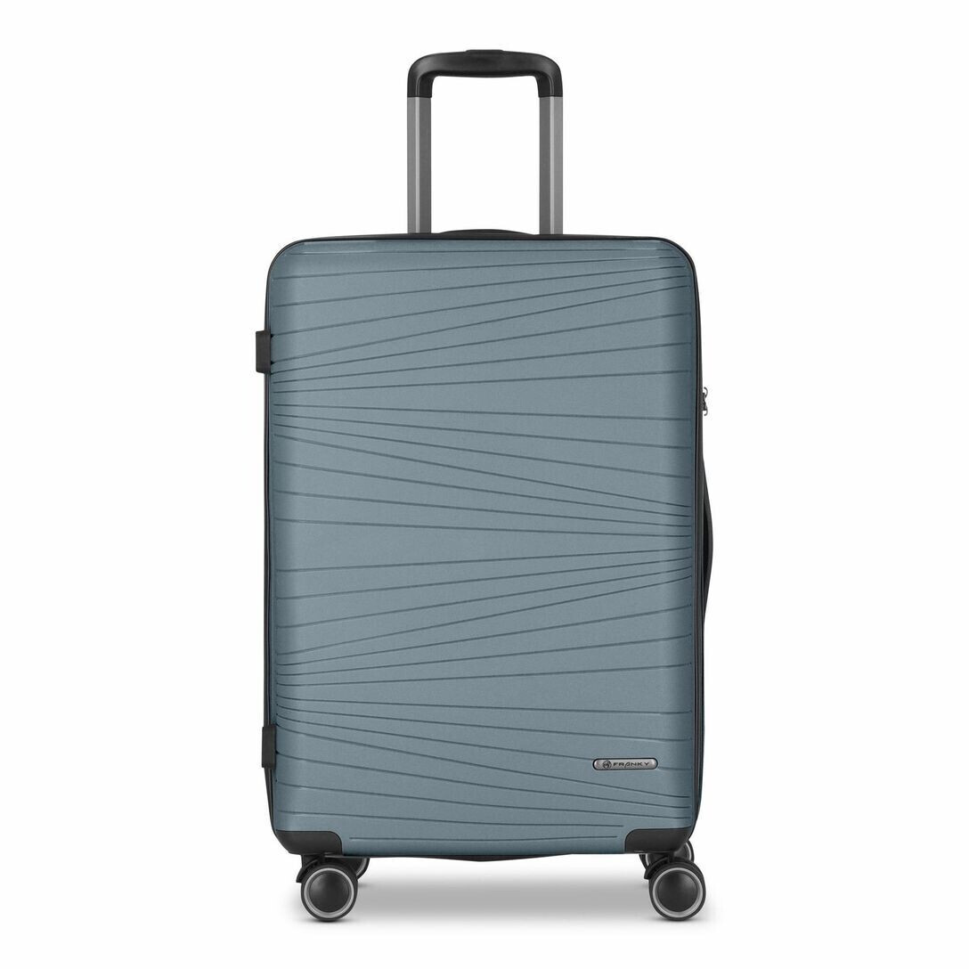 Franky Dallas 3.0 4-Wheel-Trolley 65 cm blue grey (FRA12346-07)