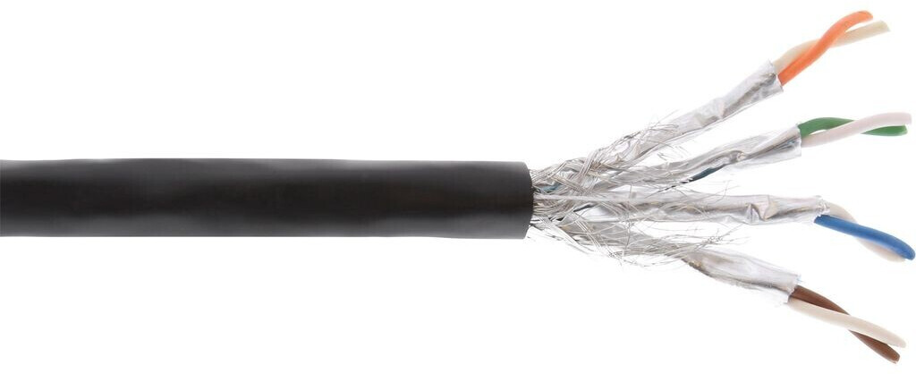 InLine CAT 7A S/FTP Installation Cable 500m Black