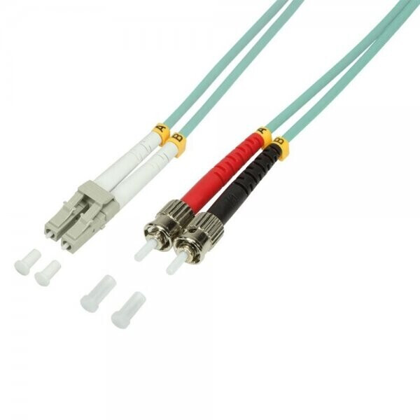 LogiLink LC/ST 50/125µ OM3 Optics Fiber Cable 3m Green