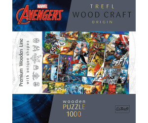 Trefl Wood Craft 1000 Piece Wooden Puzzle - Marvel Comic Universe