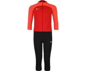 Nike academy tracksuit black red outlet