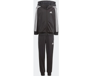 Buy Adidas Essentials 3 Stripes Shiny Tracksuit black from 25.99