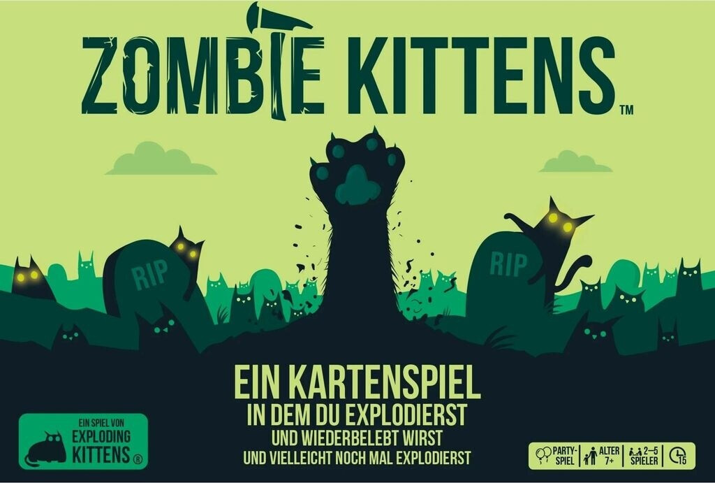 Exploding Kitens Zombies Zombie Kittens (DE) ab 16,99 € | Preisvergleich bei idealo.de
