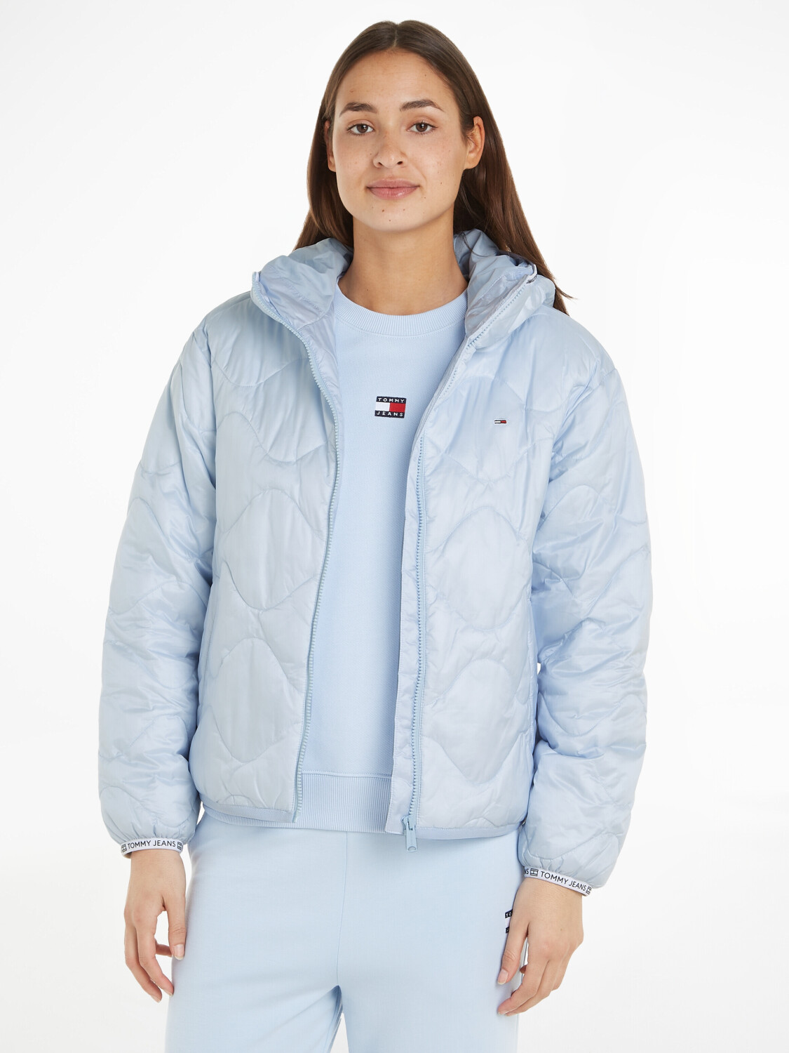 Tommy hilfiger hellblaue jacke