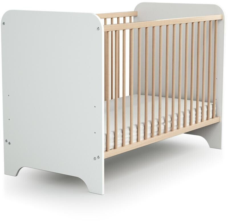 Childhome Lit bébé - 120 x 60 cm - blanc naturel (BE97WN) au meilleur prix  sur