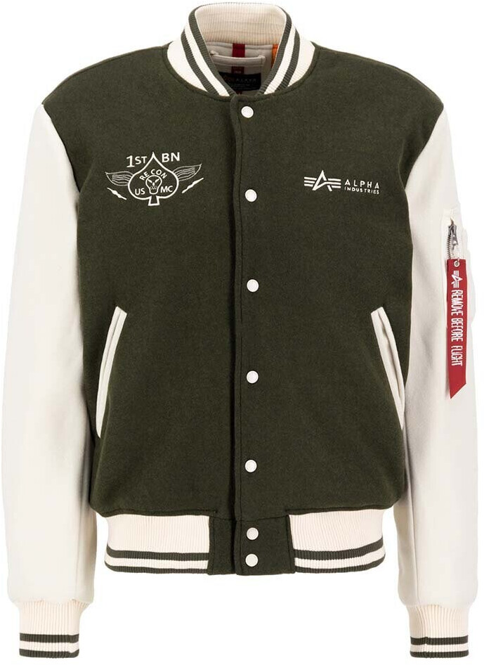 Alpha Industries Varsity Air Force jacket (138107) beige/white