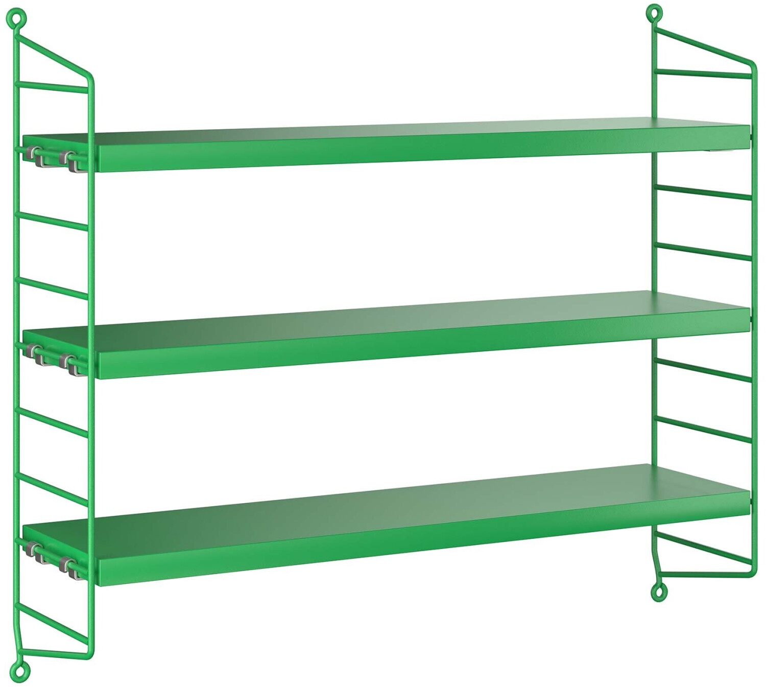 String Pocket wall shelf green (017)