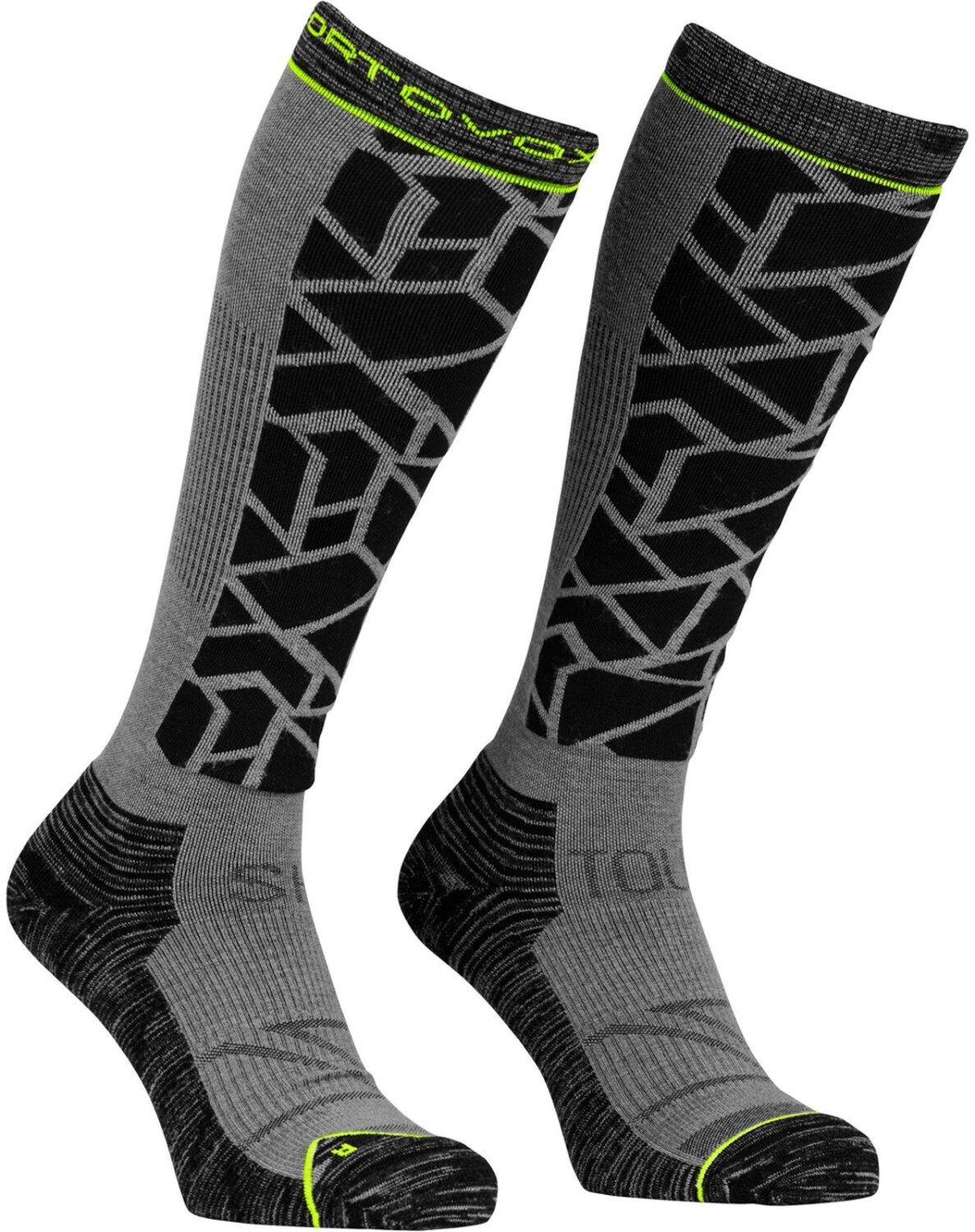 Ortovox Ski Tour Comp Long Socks black raven