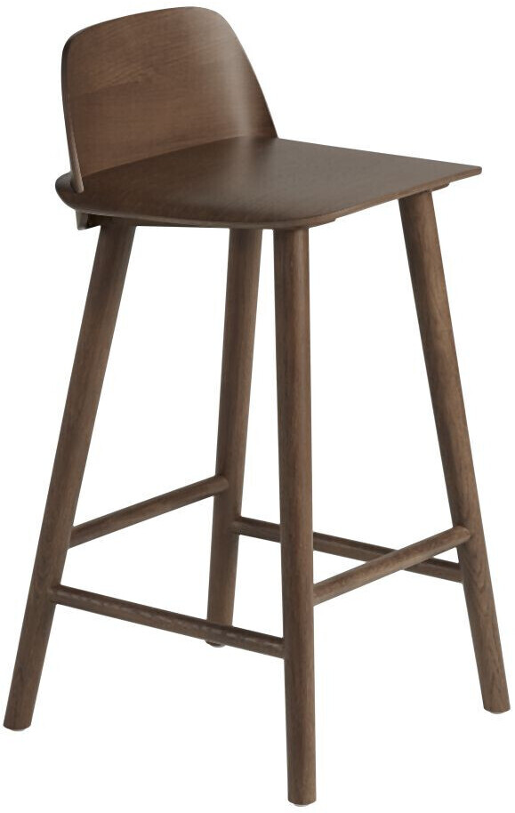 Muuto Nerd bar stool 41,5x79x425 cm dark brown oak