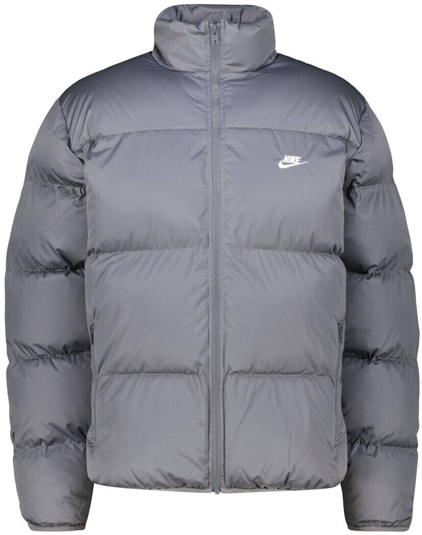 Mens grey nike puffer coat best sale