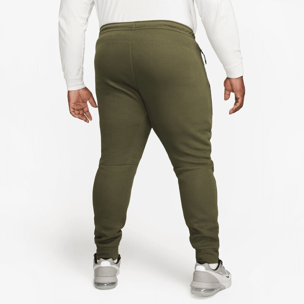 Nike tech fleece pants olive discount