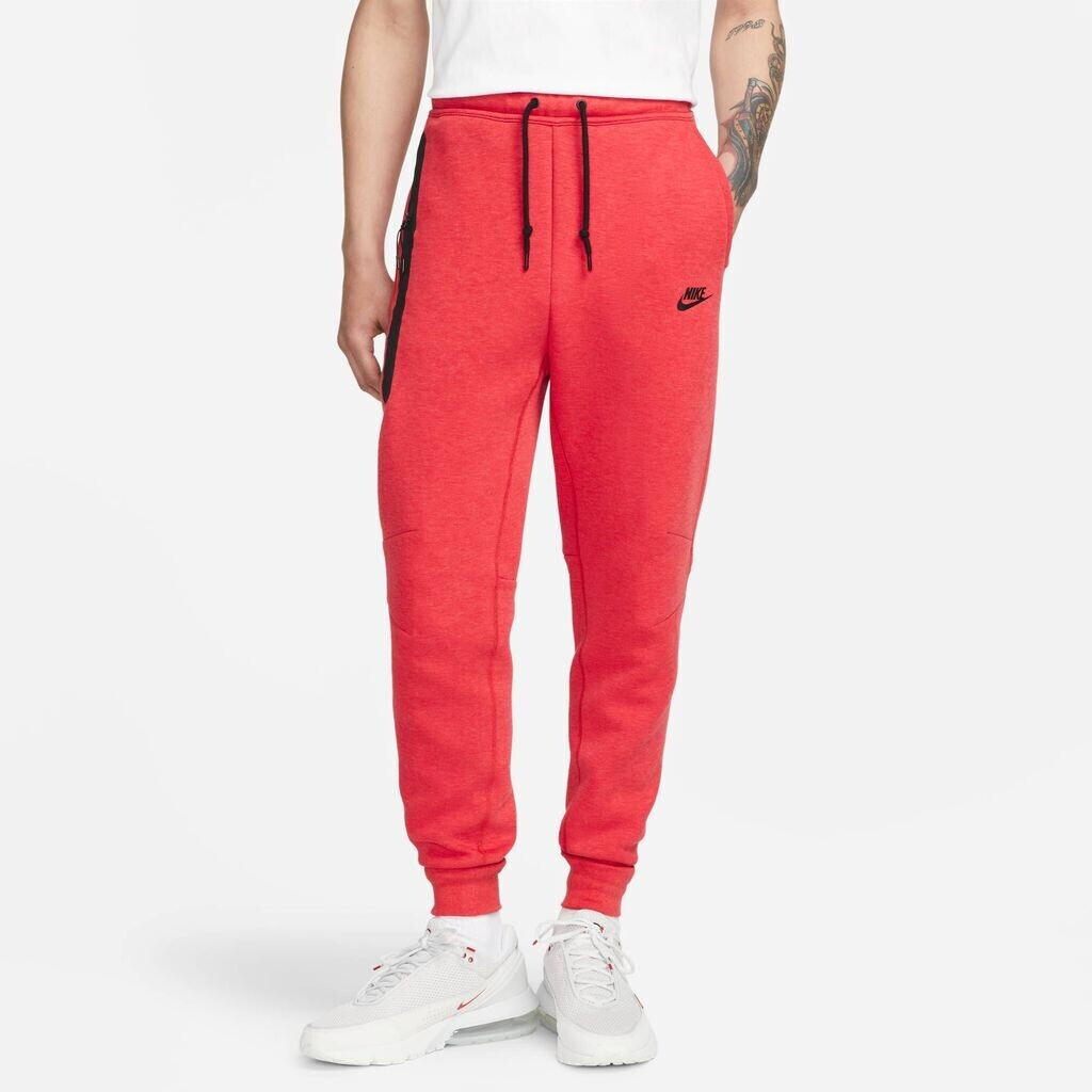 Nike Sportswear Tech Fleece Pants light university red heather black ab 59 92 Preisvergleich bei idealo
