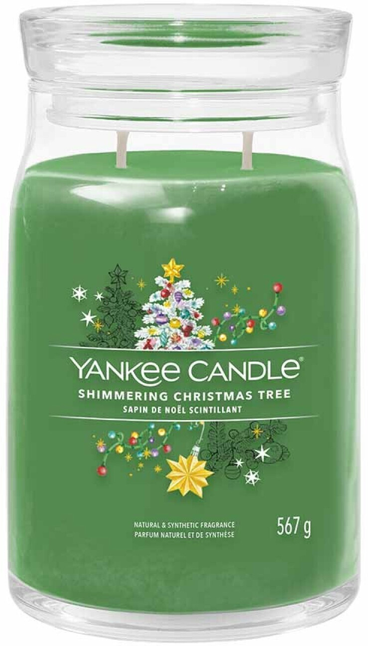 Découvrez Yankee Candle Shimmering Christmas Tree 2 Wick 567g, parfait pour la méditation et le bien-être