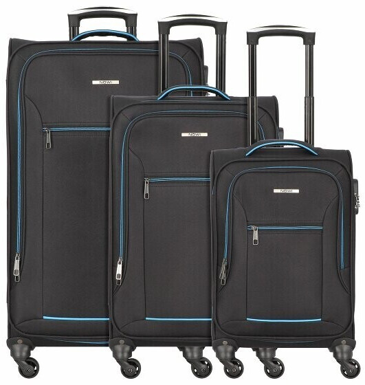 Nowi Sevilla 4-Wheel-Trolley Set 3 pieces (81100) sz-blue