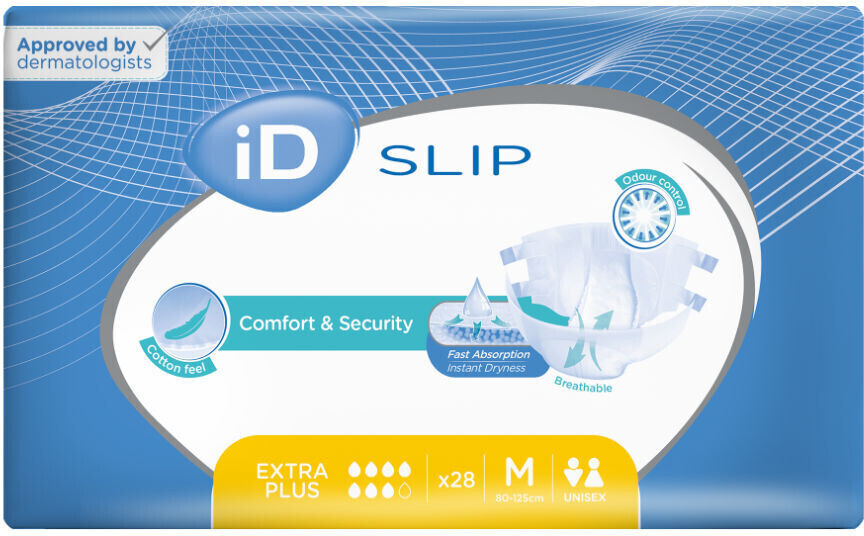 Ontex Healthcare ID Slip TBS extra plus M (28 pcs.)