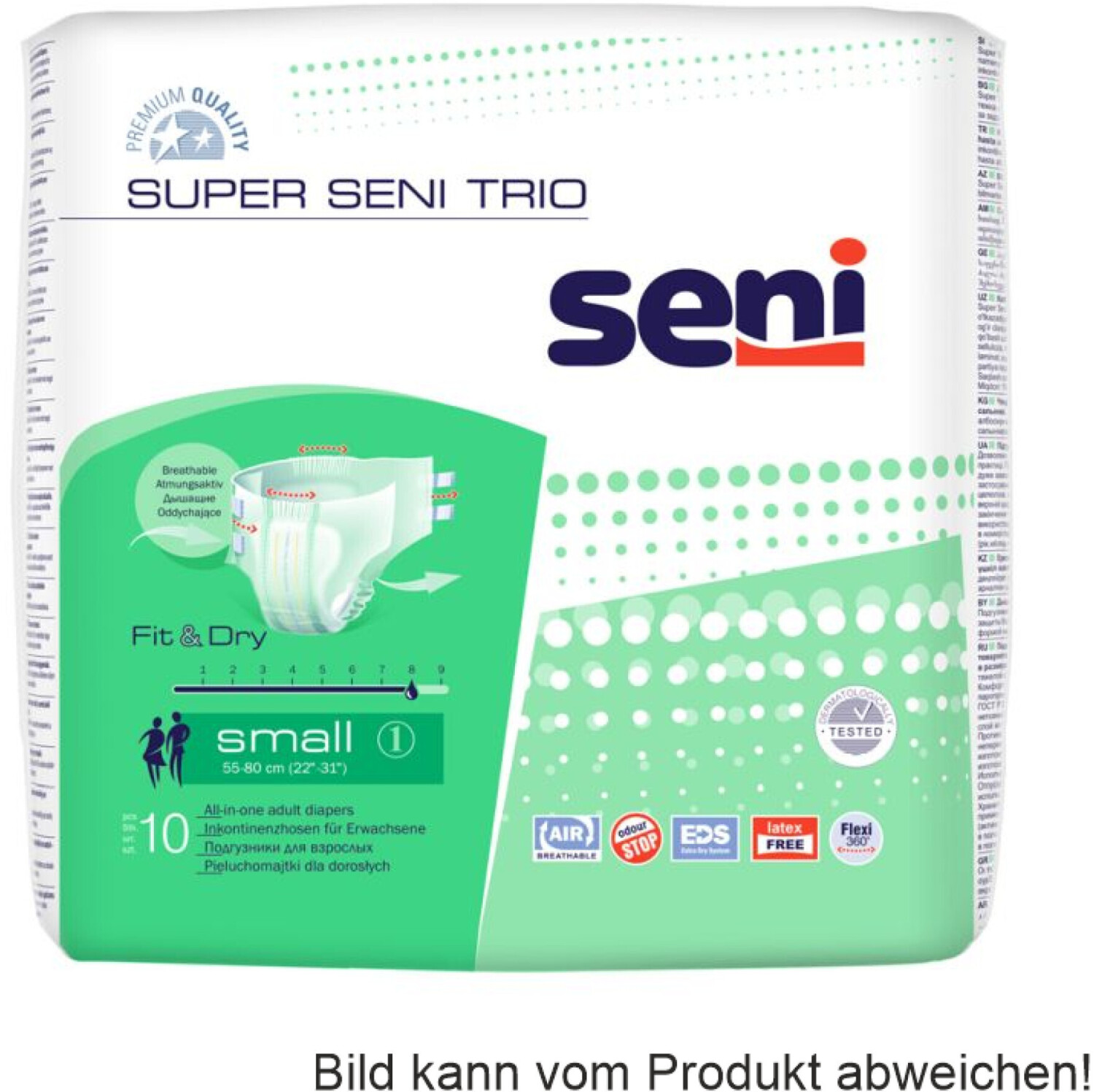 TZMO Super Seni Trio nappies size S (80 pcs.)