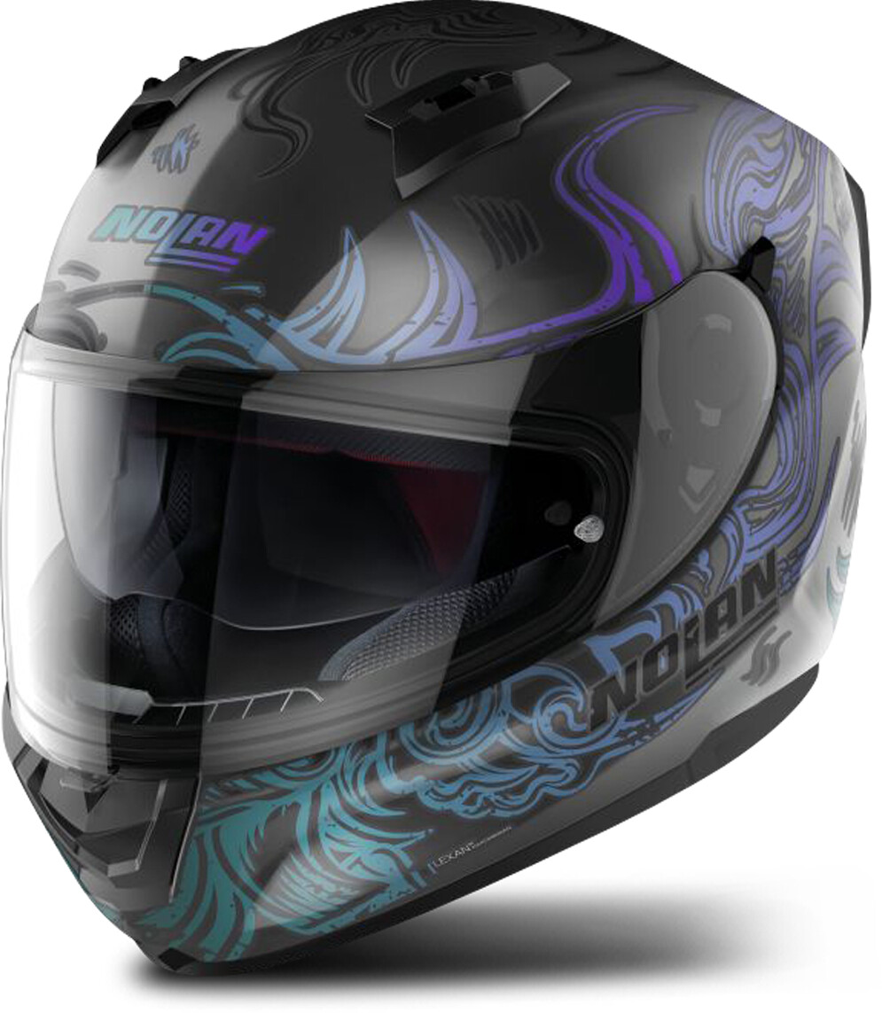 Nolan N60-6 Muse mat noir/bleu/violet