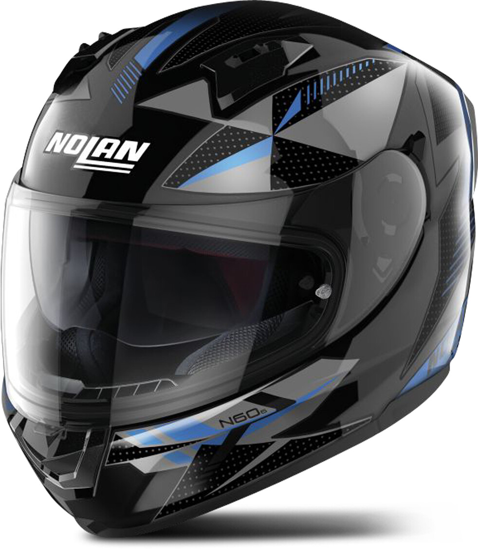 Nolan N60-6 Wiring noir/bleu/argent
