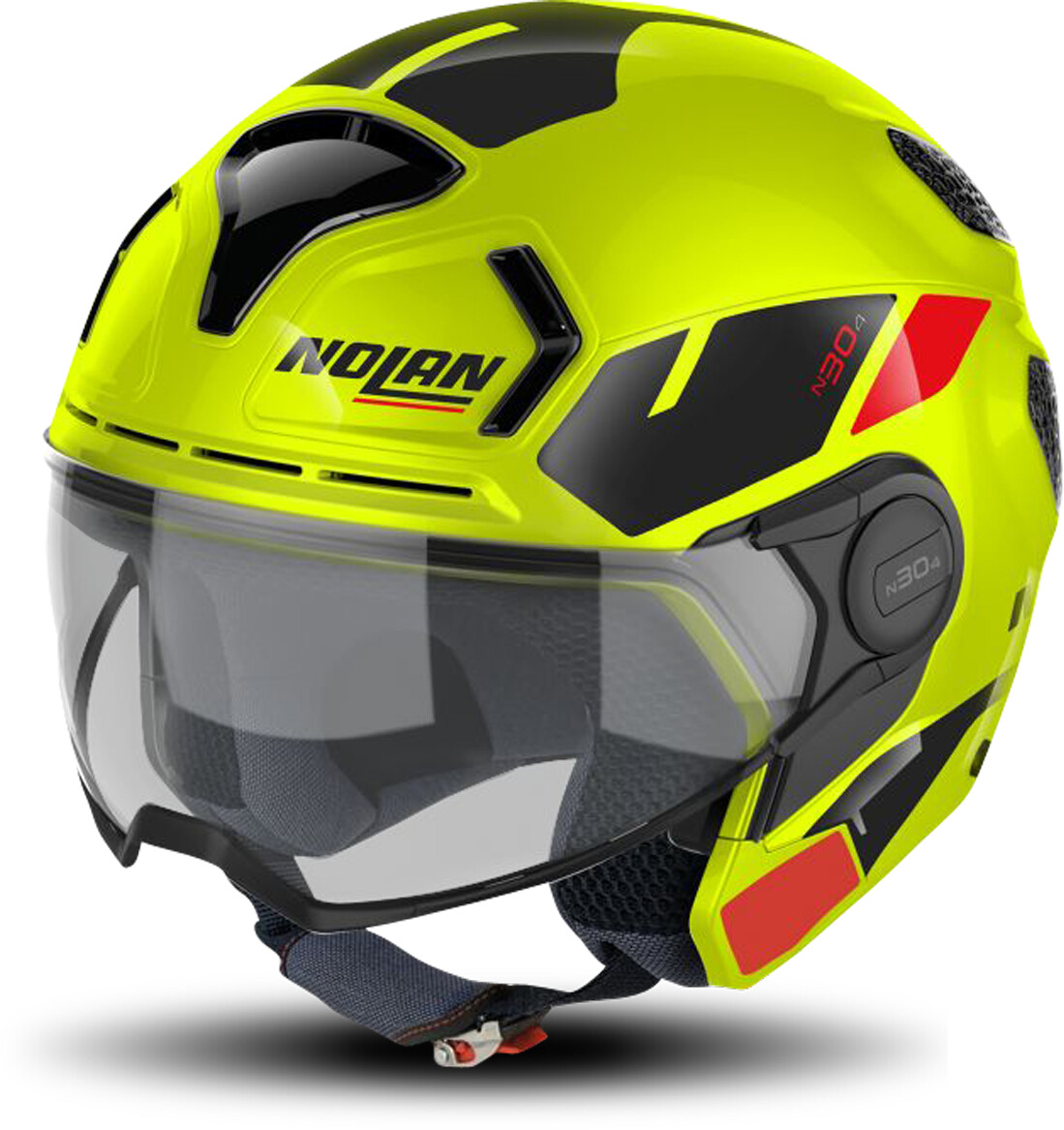 Nolan N30 4 T Blazer Lime jaune fluo noir au meilleur prix sur idealo