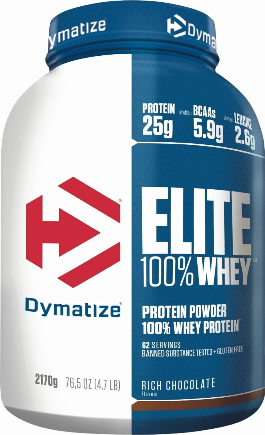 Dymatize Elite 100% Whey 2170g Rich Chocolate